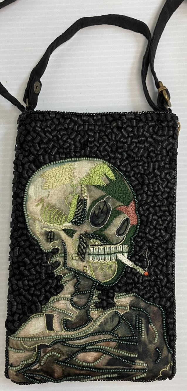 Bamboo Trading Co Club Bag Van Gogh Beaded NOC3182DT